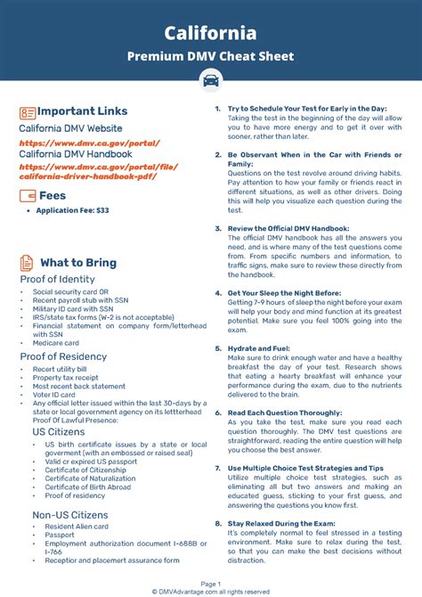 california road test pass rate